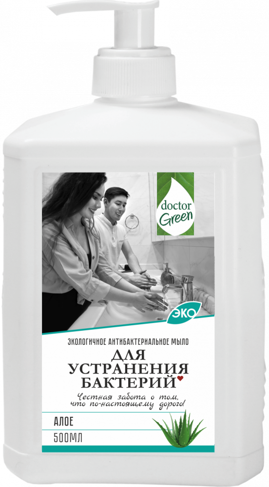 Антибактериальное мыло Doctor Green «Для устранения бактерий» 500мл в #REGION_NAME_DECLINE_PP#.
