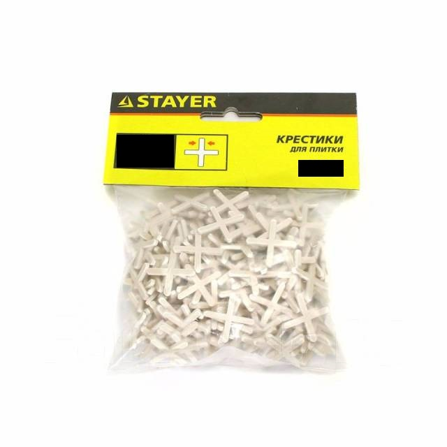 Крестики "STAYER" для кафеля, 1,5 мм, 200 шт.