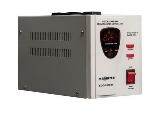 Magnetta, SDR-8000VA , Стабилизатор напряжения релейный, напольный, однофазный, LED дисплей, 4800W, шт в Нур-Султане