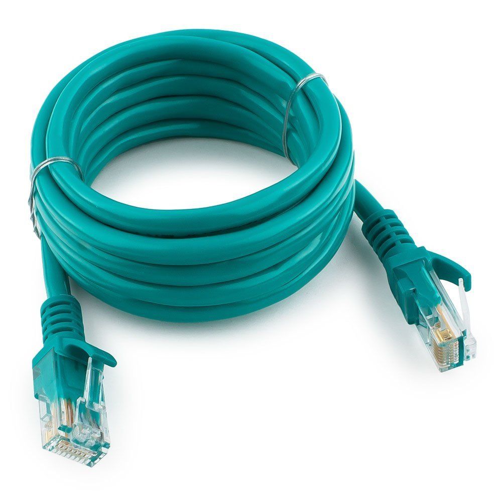 Патч-корд UTP Cablexpert PP12-2M/G кат.5e, 2м, литой, многожильный (зелёный)