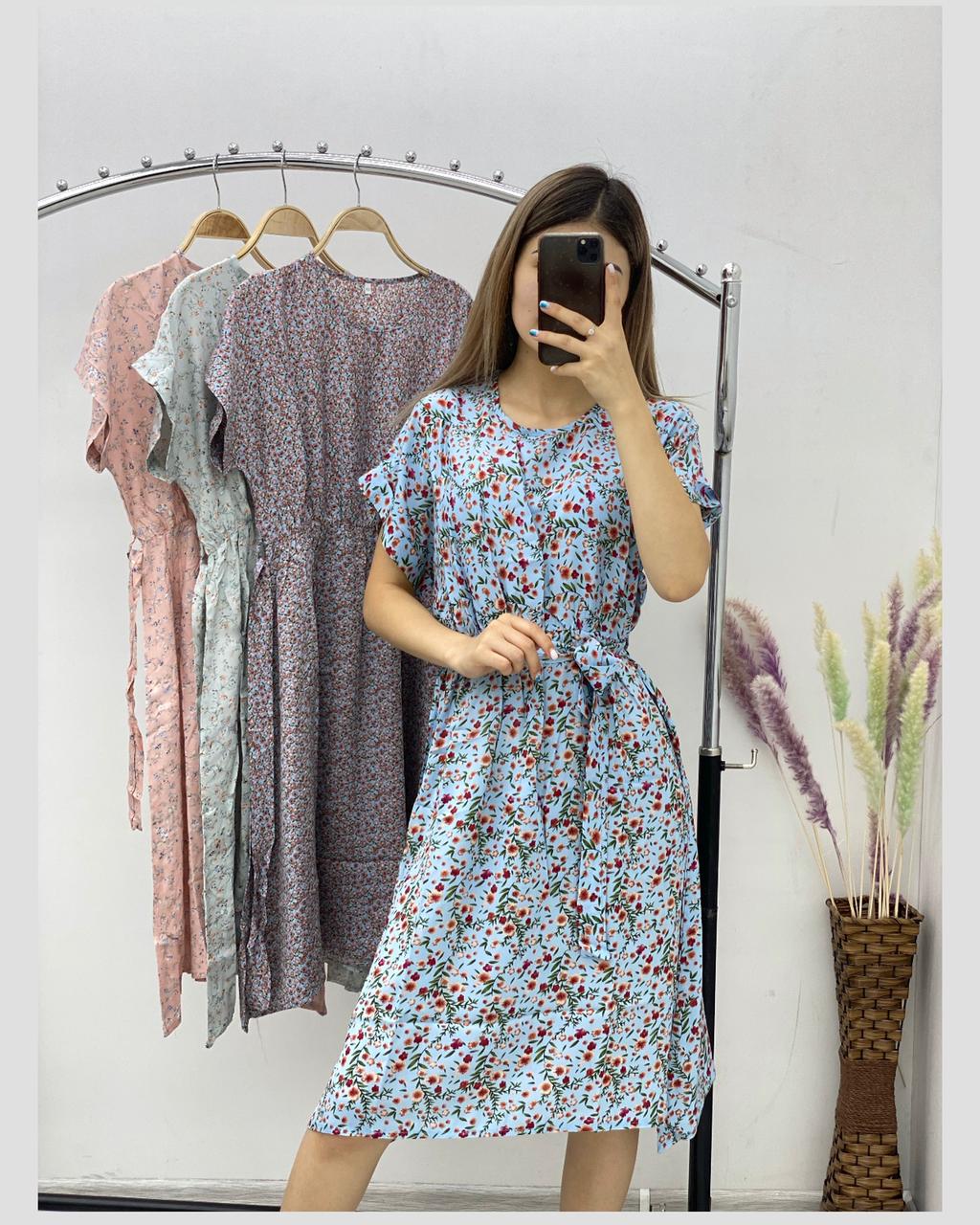 Платье "Цветочная поляна", Кыргызтан